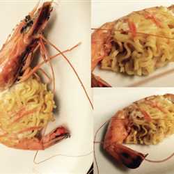 Udang Bertelur Indomie